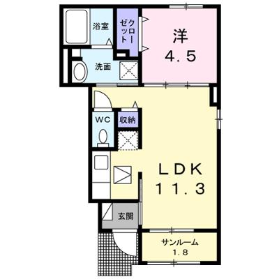 コリウスＢ 106【管理NO：1-024793702-01060】 ★家具家電は申し込み後に搬入します★の外観画像