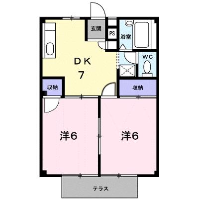 シティハイツサンシャインＡ 103【管理NO：1-001377801-01030】 ★家具家電は申し込み後に搬入します★の外観画像