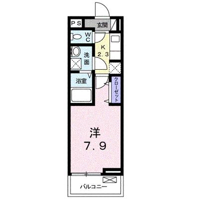 ローズメヌエット 203【管理NO：1-026137601-02030】 ★家具家電は申し込み後に搬入します★の外観画像