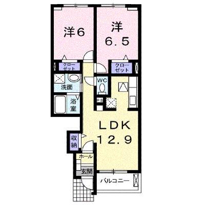 プロスペラーレＡ 102【管理NO：1-015743601-01020】 ★家具家電は申し込み後に搬入します★の外観画像
