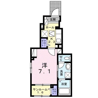 Ｂｏｓｃａｔｏ　Ｌ　Ⅰ 103【管理NO：1-026937101-01030】 ★家具家電は申し込み後に搬入します★ ★2026年09月中旬入居可能★の外観画像