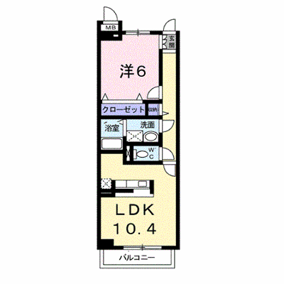 プロスパーさくら 307【管理NO：1-014119201-03060】 ★家具家電は申し込み後に搬入します★の外観画像