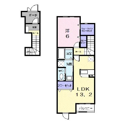グッドライフ・アイ　Ａ 202【管理NO：1-013065301-02020】 ★家具家電は申し込み後に搬入します★ ★2026年08月下旬入居可能★の外観画像