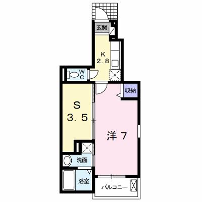 ラインハイム足立山Ｄ 101【管理NO：1-016872104-01010】 ★家具家電は申し込み後に搬入します★の外観画像