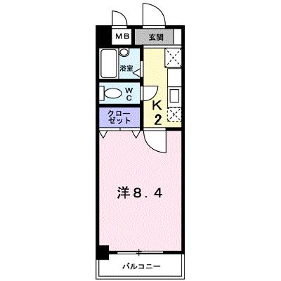 エンゼルパレス古賀 402【管理NO：1-009431801-04020】 ★家具家電は申し込み後に搬入します 2026年08月下旬入居可能の外観画像