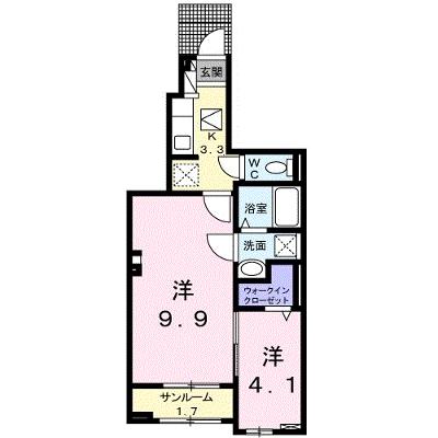 サリーチェ唐津 102【管理NO：1-027337101-01020】 ★家具家電は申し込み後に搬入します 2026年08月下旬入居可能の外観画像