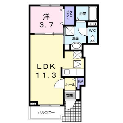 コモドワイズ 104【管理NO：1-018533301-01040】 ★家具家電は申し込み後に搬入します 2026年08月下旬入居可能の外観画像