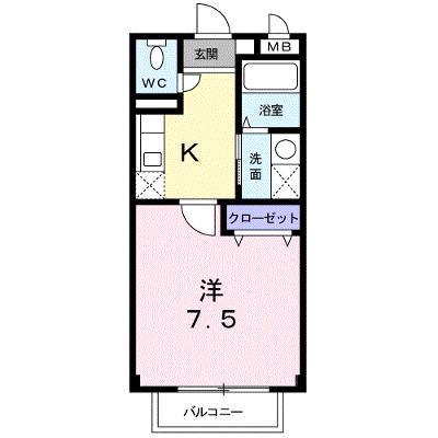 エスポアール　Ⅰ 204【管理NO：1-011756601-02040】 ★家具家電は申し込み後に搬入します 2026年09月中旬入居可能の外観画像