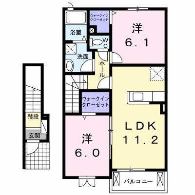 ラッフィナート 205【管理NO：1-024427701-02040】 ★家具家電は申し込み後に搬入します★ ★2026年09月下旬入居可能★の外観画像