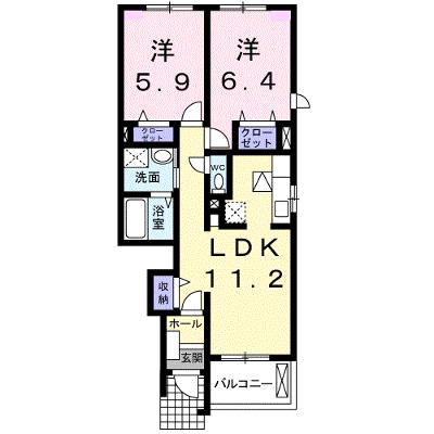 ソレアード・Ｋ　弐番館 103【管理NO：1-016683902-01030】 ★家具家電は申し込み後に搬入します 2026年09月中旬入居可能の外観画像