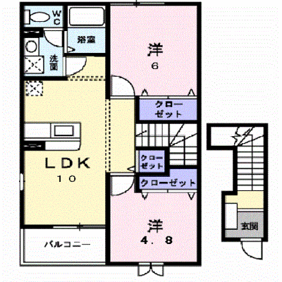 イーグル・フレンドⅡ 201【管理NO：1-012928901-02010】 ★家具家電は申し込み後に搬入します★の外観画像