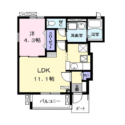 クラール 101【管理NO：1-020617701-01010】 ★家具家電は申し込み後に搬入します★ ★2026年09月中旬入居可能★の外観画像