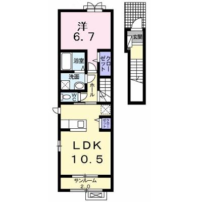 トゥワールフ　十日町 206【管理NO：1-024795201-02060】 ★家具家電は申し込み後に搬入します★ ★2026年10月上旬入居可能★の外観画像