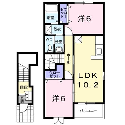 ソール・オリエンスＡ 203【管理NO：1-013601201-02030】 ★家具家電は申し込み後に搬入します★ ★2026年09月中旬入居可能★の外観画像