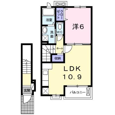 北斗七星 202【管理NO：1-017755901-02020】 ★家具家電は申し込み後に搬入します 2026年08月下旬入居可能の外観画像