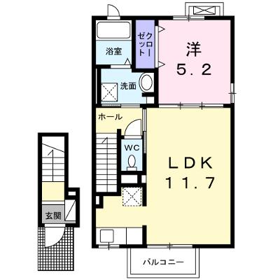 ビカ・フェリーチェ 203【管理NO：1-023748401-02030】 ★家具家電は申し込み後に搬入します★ ★2026年09月上旬入居可能★の外観画像