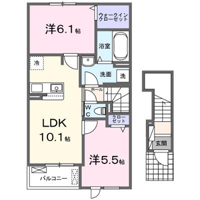 ヤングウッズ柏の葉Ⅱ 203【管理NO：1-028265002-02030】 ★家具家電は申し込み後に搬入します★ ★2026年09月上旬入居可能★の外観画像