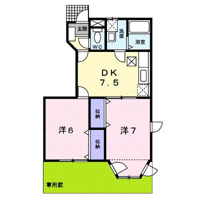 天王森　Ⅱ 101【管理NO：1-011649901-01010】 ★家具家電は申し込み後に搬入します 2026年08月下旬入居可能の外観画像