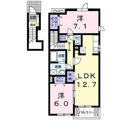 パルテ・カナーレⅤ 201【管理NO：1-015123701-02010】 ★家具家電は申し込み後に搬入します 2026年08月下旬入居可能の外観画像
