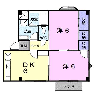 ハイツ佐脇原Ｂ 101【管理NO：1-005393701-01010】 ★家具家電は申し込み後に搬入します★の外観画像
