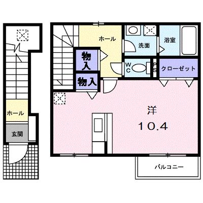 エクセランクール 202【管理NO：1-013076101-02020】 ★家具家電は申し込み後に搬入します 2026年09月中旬入居可能の外観画像