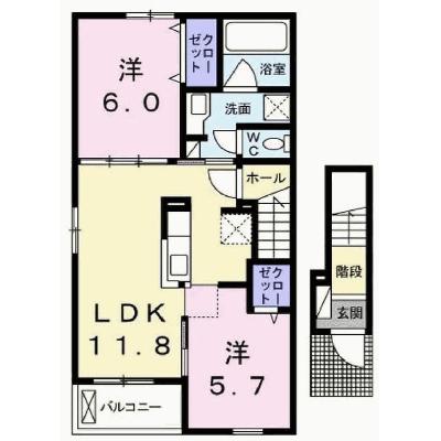 エヴィメリアⅡ 201【管理NO：1-023814402-02010】 ★家具家電は申し込み後に搬入します 2026年09月中旬入居可能の外観画像