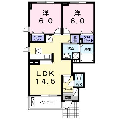 シャン・ド・フルール 101【管理NO：1-018022401-01010】 ★家具家電は申し込み後に搬入します 2026年08月下旬入居可能の外観画像