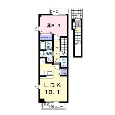 Ｋ＆Ａアヴェニュー 202【管理NO：1-012598801-02020】 ★家具家電は申し込み後に搬入します 2026年10月中旬入居可能の外観画像