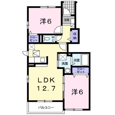 メゾン・カルム 103【管理NO：1-015462301-01030】 ★家具家電は申し込み後に搬入します 2026年08月中旬入居可能の外観画像