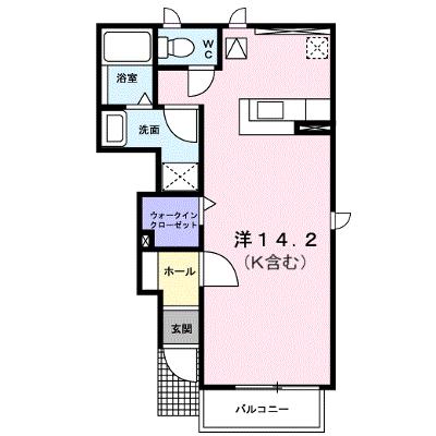 プラティークＡ 103【管理NO：1-011673501-01030】 ★家具家電は申し込み後に搬入します★ ★2026年09月上旬入居可能★の外観画像