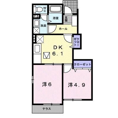 ティアラＡ 103【管理NO：1-013128201-01030】 ★家具家電は申し込み後に搬入します★ ★2026年08月下旬入居可能★の外観画像