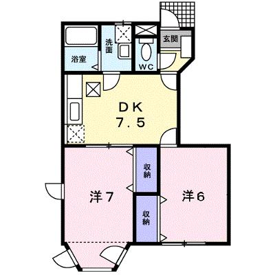 ニュークレストール立花台 103【管理NO：1-007393601-01030】 ★家具家電は申し込み後に搬入します★ ★2026年09月上旬入居可能★の外観画像