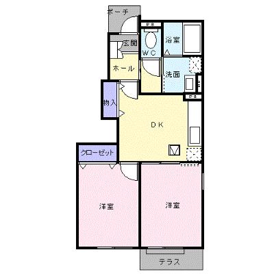 メルベーユ小佐井　Ｂ 101【管理NO：1-013016602-01010】 ★家具家電は申し込み後に搬入します 2026年08月下旬入居可能の外観画像