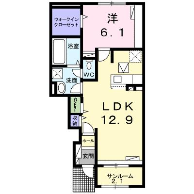 エムズ　サニーガーデンⅩⅩⅠ 103【管理NO：1-025655001-01030】 ★家具家電は申し込み後に搬入します★ ★2026年08月上旬入居可能★の外観画像