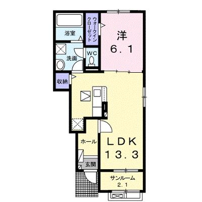 ベルエア上天神Ｂ 104【管理NO：1-026708302-01040】 ★家具家電は申し込み後に搬入します★の外観画像