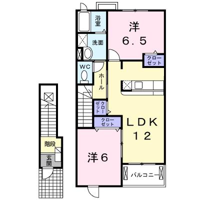 アヴニールⅡ 202【管理NO：1-015797002-02020】 ★家具家電は申し込み後に搬入します★ ★2026年08月下旬入居可能★の外観画像