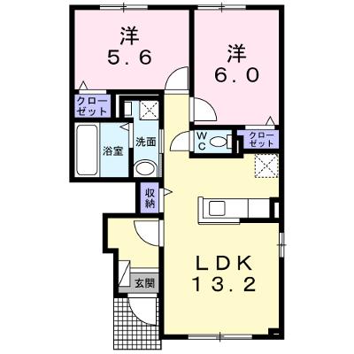 Ｅｖｉｔａ（エヴィタ） 104【管理NO：1-027301301-01040】 ★家具家電は申し込み後に搬入します★の外観画像
