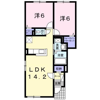 セレーノイルミオ末永 101【管理NO：1-026404201-01010】 ★家具家電は申し込み後に搬入します★ ★2026年09月中旬入居可能★の外観画像