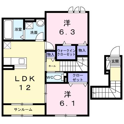 ソレアード 204【管理NO：1-028741901-02040】 ★家具家電は申し込み後に搬入します★ ★2027年01月下旬入居可能★の外観画像