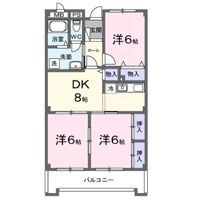 ハイツリュミエール 302【管理NO：1-004990901-03020】 ★家具家電は申し込み後に搬入します★の外観画像