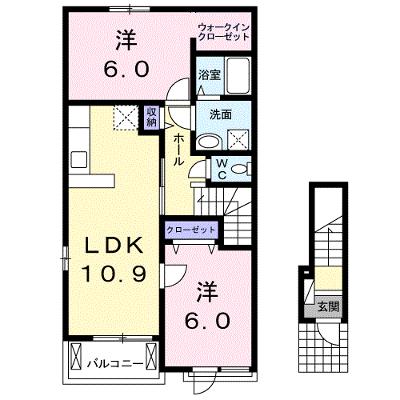 ビサイド・フォーリストＡ 201【管理NO：1-020745501-02010】 ★家具家電は申し込み後に搬入します★ ★2026年10月中旬入居可能★の外観画像