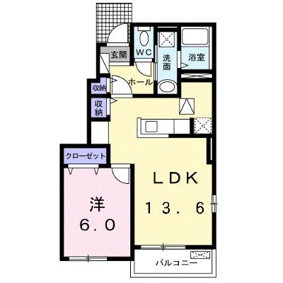 コットン　ヴィラ・ノースⅢ 101【管理NO：1-019748703-01010】 ★家具家電は申し込み後に搬入します★ ★2026年09月中旬入居可能★の外観画像