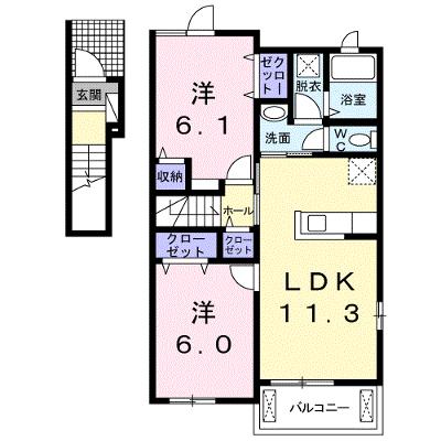 サニーメゾン　Ａ 201【管理NO：1-019094701-02010】 ★家具家電は申し込み後に搬入します★ ★2026年08月下旬入居可能★の外観画像