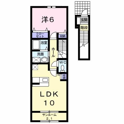 ルーラル・シーン 202【管理NO：1-017250901-02020】 ★家具家電は申し込み後に搬入します★の外観画像
