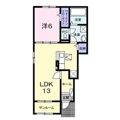 ラフレーズ　Ⅰ 101【管理NO：1-026708601-01010】 ★家具家電は申し込み後に搬入します★の外観画像