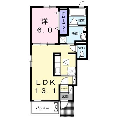 メゾン　トライアングル 101【管理NO：1-021375501-01010】 ★家具家電は申し込み後に搬入します★ ★2026年09月中旬入居可能★の外観画像