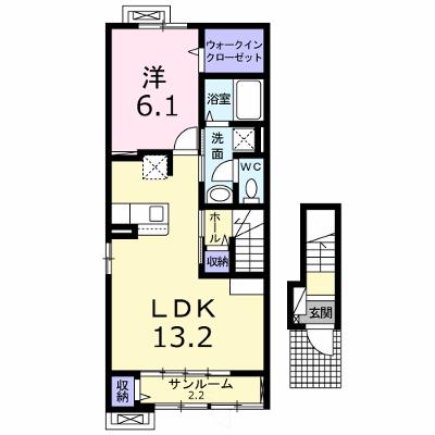 ルミナ 201【管理NO：1-028714101-02010】 ★家具家電は申し込み後に搬入します 2026年10月上旬入居可能の外観画像
