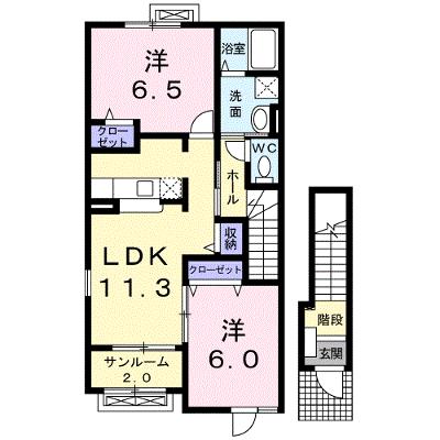 ベルヴィル松代　Ｂ 201【管理NO：1-014619502-02010】 ★家具家電は申し込み後に搬入します 2026年08月上旬入居可能の外観画像