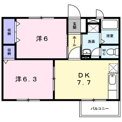 ウインドミル１２３－Ⅰ 102【管理NO：1-006186601-01020】 ★家具家電は申し込み後に搬入します★ ★2026年09月中旬入居可能★の外観画像