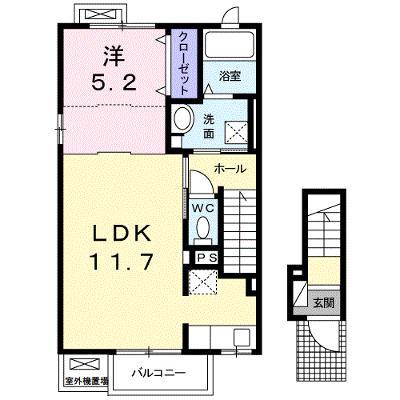 ＫメゾンⅠ 201【管理NO：1-026351401-02010】 ★家具家電は申し込み後に搬入します★ ★2026年09月上旬入居可能★の外観画像